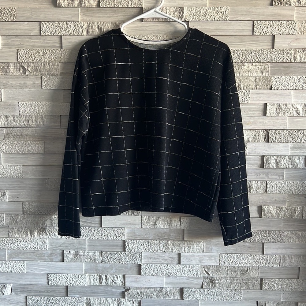 Black Cropped Top - image 1